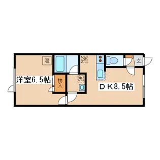 アンフィニ【1階】の間取り