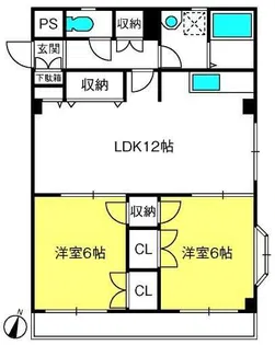 リブレス大宮【2階】の間取り