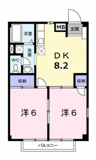グリーンビラ向山【2階】の間取り