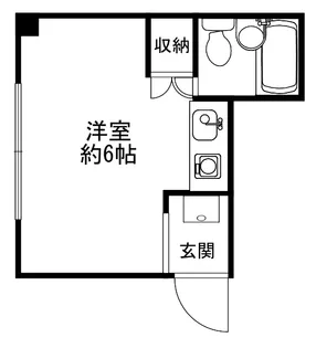 ジュネス池之端【1階】の間取り