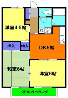 コメット・S【1階】の間取り