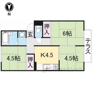杉本マンション【1階】の間取り
