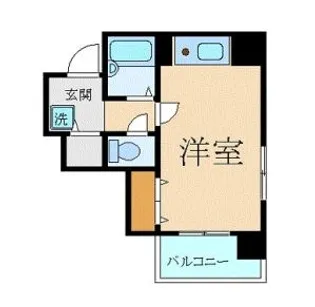 ドエルイン月島【9階】の間取り