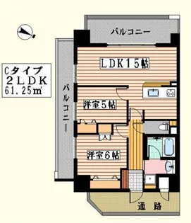 ロイヤル伊都の杜【3階】の間取り