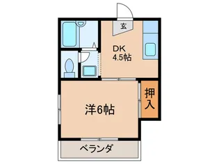 ハ-トレ-【2階】の間取り