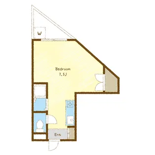 1Rの間取り画像