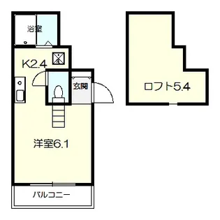 Hide House【2階】の間取り