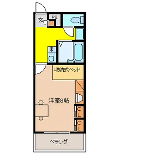 コンフォートおろくII【2階】の間取り