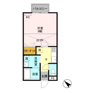 エコガーデンとちお【1階】の間取り