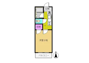 ルイヴィルハウス【2階】の間取り
