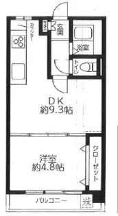 高輪ハイツ【3階】の間取り
