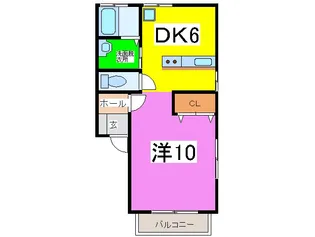 フォレスト・ワン【1階】の間取り