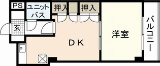 グレース天満町【1階】の間取り
