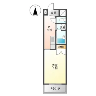 ラ・ベルビュー【2階】の間取り