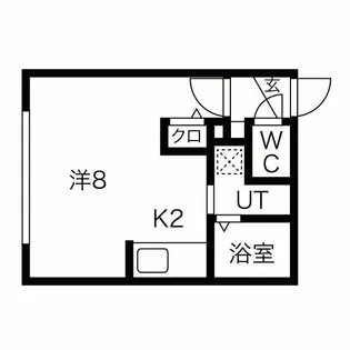 Beeプライム大通東7【2階】の間取り