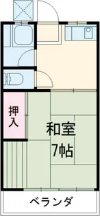 第3すみれ荘【1階】の間取り