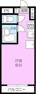 ジュネス新大宮【4階】の間取り