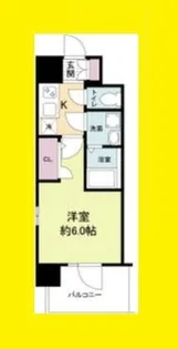 エスリードレジデンス大阪WEST【3階】の間取り