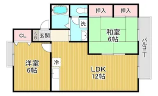 フォレストパークA棟【2階】の間取り