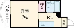 1Kの間取り画像