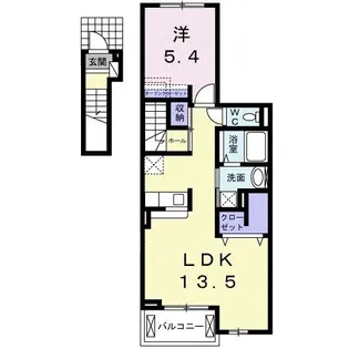 プロフィット【2階】の間取り