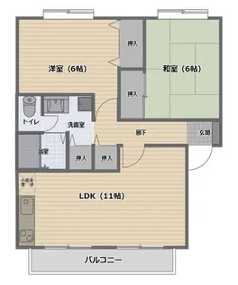 メゾン プルミエール【1階】の間取り