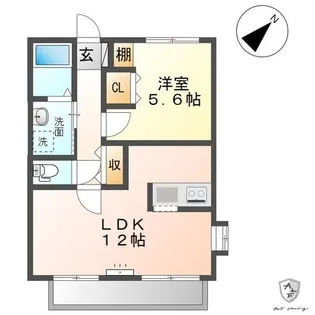 サンfriend’s昭栄【1階】の間取り