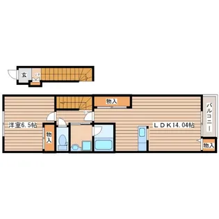 ALLOGGIO【2階】の間取り