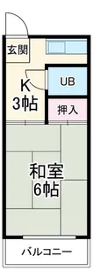 サンメゾン24 B【1階】の間取り