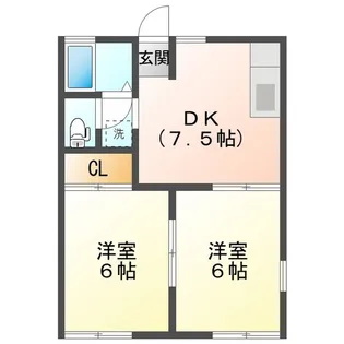 カーサフェニックス【1階】の間取り