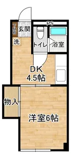 ベルコムつくばビル【4階】の間取り