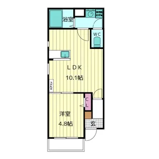 HARE【1階】の間取り