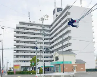 ベイサイドマンションブルースカイ【3階】の外観