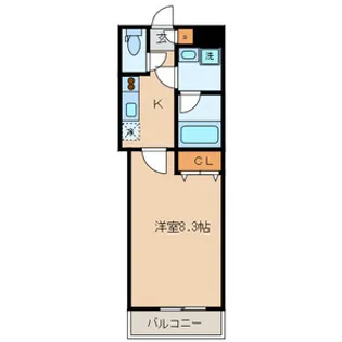 パーシモン千石【3階】の間取り