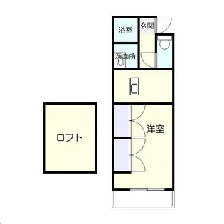 ベネフィスA棟【2階】の間取り