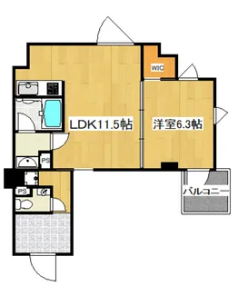ルミアージュ登戸【6階】の間取り