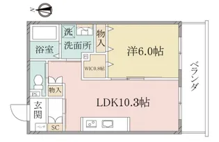 (シニア限定)へーベルヴィレッジ元住吉III~ Urban Claire元【1階】の間取り