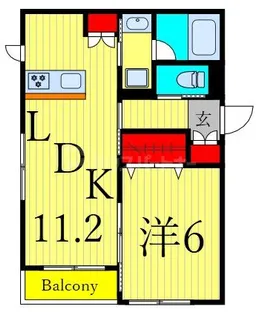 ヘーベルメゾン西葛西 E【1階】の間取り