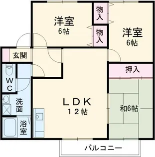 APTフレマリール【2階】の間取り