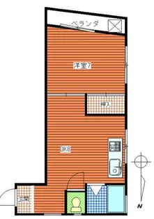 東京都荒川区西尾久1【マンション】の間取り