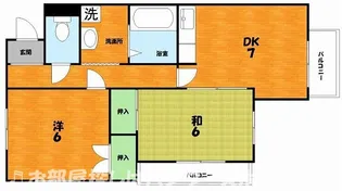 グランデ東香里1【5階】の間取り
