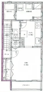 Kハウス新築アパート【2階】の間取り