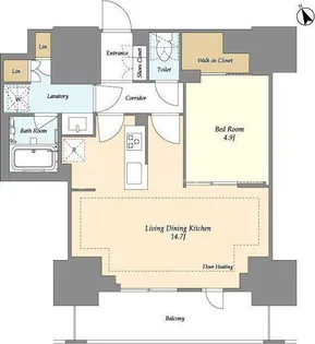 オアーゼ日暮里レジデンス【10階】の間取り