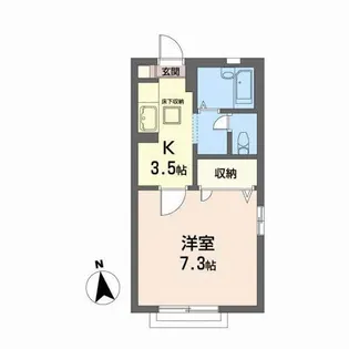 S・K・Cort II【1階】の間取り