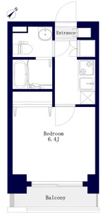 ヒューマンハイム月島【5階】の間取り