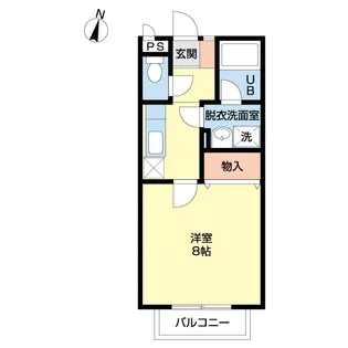 1Kの間取り画像