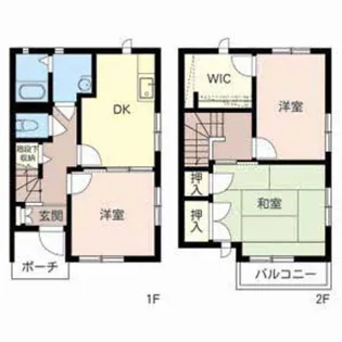 フレグランス加西Bの間取り