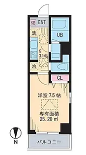 コレクト元代々木【3階】の間取り