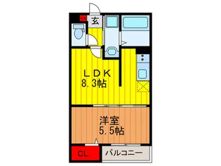 ALEGRIA摂津 正雀【1階】の間取り