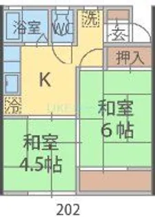 ドミールタカハシI【2階】の間取り